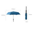 Windproof Waterproof Automatic Portable Folding Travel Umbrella with Long Handle